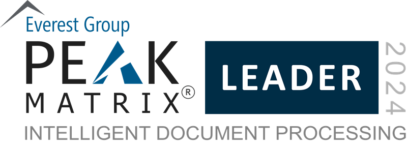 Intelligent Document Processing (IDP) 2024 - PEAK Matrix Award Logo - Leader